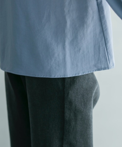 prose verse(プロズヴェール)の「えりパールギャザーネックブラウス(シャツ/ブラウス・レディース・ブラック/ベージュ/サックスブルー・フリ-)」の7枚目の写真