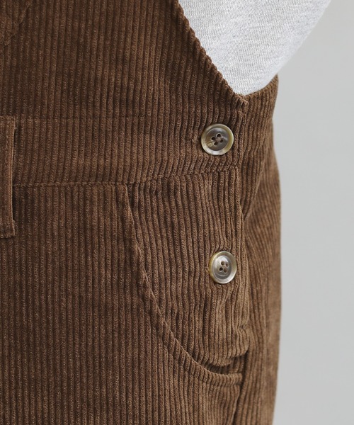 ASTRONOMY(アストロノミー)の「オーバーサイズ コーデュロイ オーバーオール 太畝 トロミ オーセンティックフィット 【ユニセックス】(サロペット/オーバーオール・メンズ・インディゴブルー/ブラック/アイボリー/ブラウン・L/XS/M)」の20枚目の写真