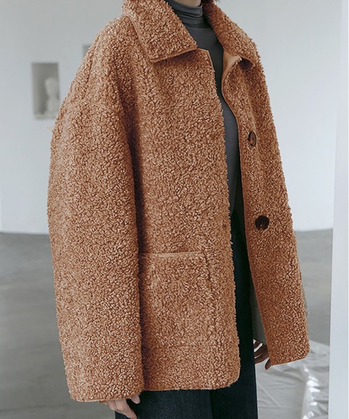 セール Osharesta Tokyo 大人キレイめ ボアシングルpコート Tシャツ カットソー おしゃれスタ オシャレスタ のファッション通販 Zozotown