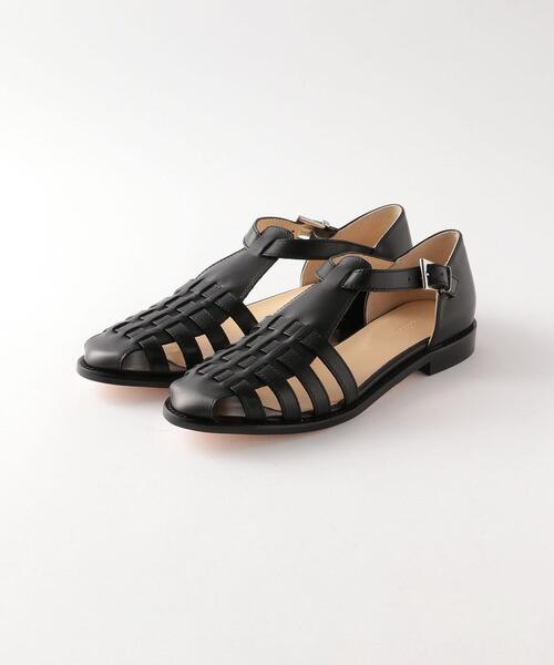 靴 Steven Alan LEATHER MESH SANDALS Steven Alan＞LEATHER MESH SANDALS/サンダル
