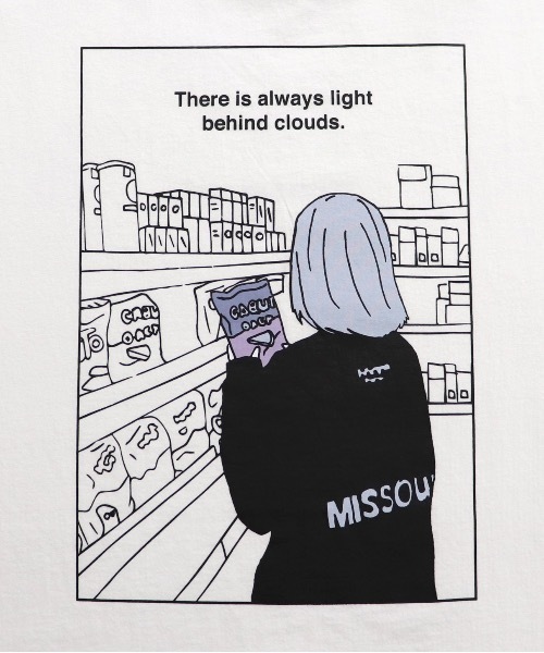 ILL'S(イルズ)の「ILL'S / イルズ ガール/ボーイ イラストビッグロンT(Tシャツ/カットソー・メンズ・チャコールグレー/ホワイト系その他/グレー系その他/ミント/ベージュ/ホワイト・M/L)」の21枚目の写真