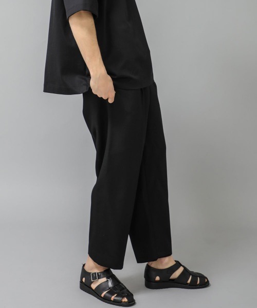 city(シティ)の「【CITY】WIDE TAPERED PANTS(スラックス・メンズ・ベージュ/ブラック・2/3/1)」の5枚目の写真