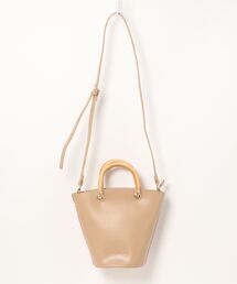 koe | ウッドハンドル2WAYバケツトート＊(トートバッグ)