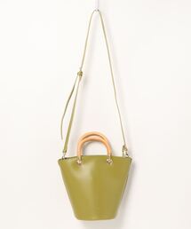koe | ウッドハンドル2WAYバケツトート＊(トートバッグ)