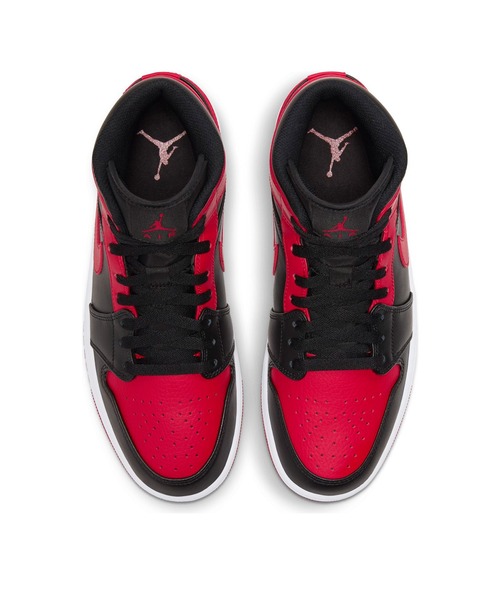 NIKE（ナイキ）の「NIKE / "AIR JORDAN 1 MID" スニーカー（スニーカー・メンズ・レッド系・26/27/28/29）」の5枚目の写真