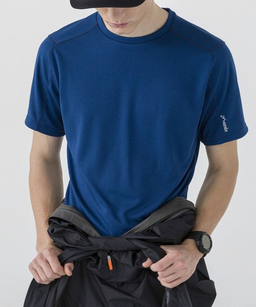phenix(フェニックス)の「Phenix(フェニックス)MOUTAIN ACTIVE Trekking【MENS】Cardinal S/S カーディナルショートスリーブ(Tシャツ/カットソー・メンズ・ライトブラック/シルバー系/インディゴブルー・XL/L/M/S)」の3枚目の写真
