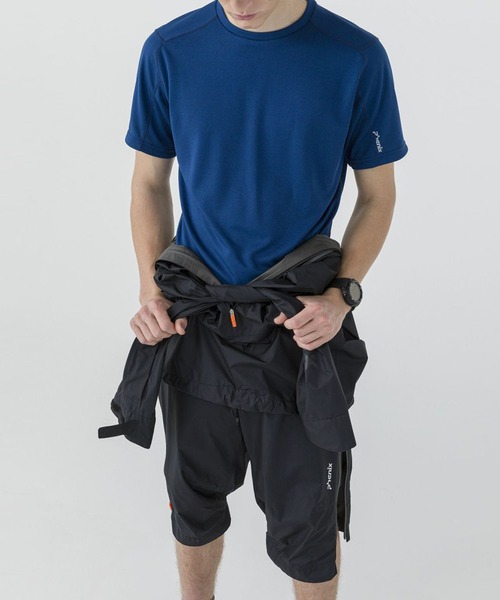 phenix(フェニックス)の「Phenix(フェニックス)MOUTAIN ACTIVE Trekking【MENS】Cardinal S/S カーディナルショートスリーブ(Tシャツ/カットソー・メンズ・ライトブラック/シルバー系/インディゴブルー・XL/L/M/S)」の4枚目の写真
