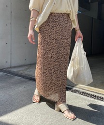 CAPRICIEUX LE'MAGE | プリントワッシャーストレートスカート(スカート)