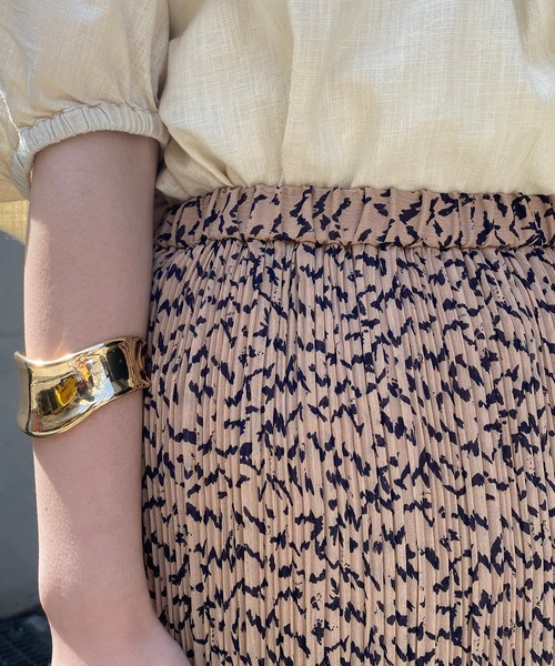 CAPRICIEUX LE'MAGE（カプリシューレマージュ）の「プリントワッシャーストレートスカート（スカート・レディース・ブラック/ベージュ・FREE）」の20枚目の写真