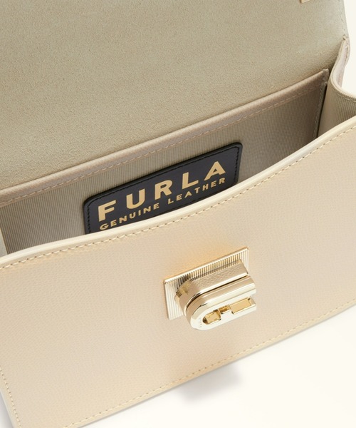 FURLA（フルラ）の「フルラ 1927 (Furla 1927) ミニクロスボディ（ショルダーバッグ・レディース・ベージュ/セージグリーン/ブルー/オレンジ系その他/ブルーグリーン/ブルーグレー/ブラック/ライトグリーン/アクア/ボルドー/ライトグレー/パープル/マスタード/モカ/サンドベージュ・ONE SIZE）」の22枚目の写真