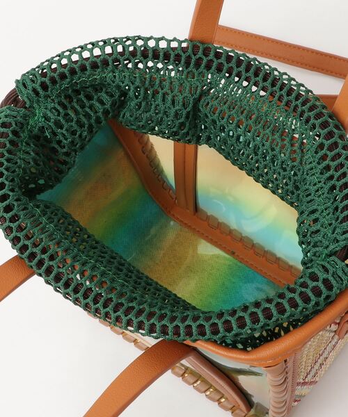 PROTCOL(プロトコル)の「PROTCOL(プロトコル)2WAY PVC MINI BAG 21S / ミニショルダーバック(ショルダーバッグ・レディース・ブルー/グリーン・FREE)」の4枚目の写真