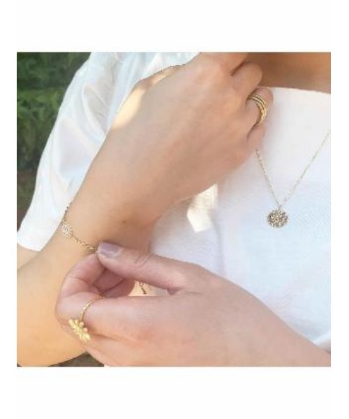flower（フラワー）の「マーガレットブレスレット（ブレスレット・レディース・ゴールド・FREE）」の8枚目の写真