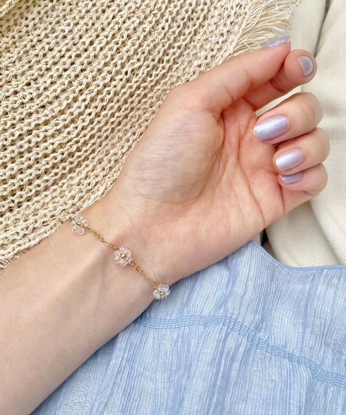 flower（フラワー）の「マーガレットブレスレット（ブレスレット・レディース・ゴールド・FREE）」の11枚目の写真