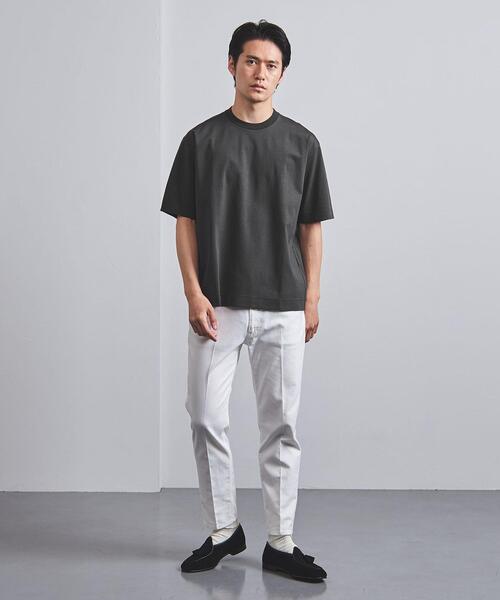 UNITED ARROWS（ユナイテッドアローズ）の「＜UNITED ARROWS＞ ポンチ Tシャツ（Tシャツ/カットソー・メンズ・ホワイト/ライトグレー/ライトブルー/ブラック・SMALL/MEDIUM/LARGE/X-LARGE）」の6枚目の写真