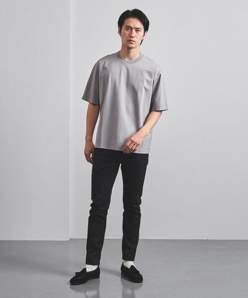 UNITED ARROWS（ユナイテッドアローズ）の「＜UNITED ARROWS＞ ポンチ Tシャツ（Tシャツ/カットソー・メンズ・ホワイト/ライトグレー/ライトブルー/ブラック・SMALL/MEDIUM/LARGE/X-LARGE）」の5枚目の写真
