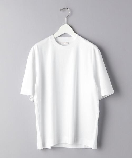 UNITED ARROWS ポンチ シャツテール カットソー　白 UNITED ARROWS（ユナイテッドアローズ）の「ポンチ ボリューム