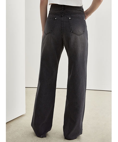 Fano Studios（ファノ ストゥディオズ）の「【Fano Studios】Clash loose black denim FX21K022（デニムパンツ・レディース・ダークグレー・S/M/L）」の7枚目の写真