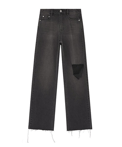 Fano Studios（ファノ ストゥディオズ）の「【Fano Studios】Clash loose black denim FX21K022（デニムパンツ・レディース・ダークグレー・S/M/L）」の10枚目の写真