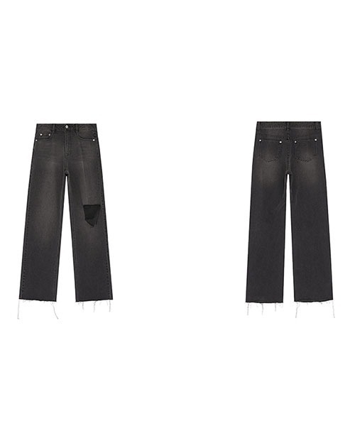 Fano Studios（ファノ ストゥディオズ）の「【Fano Studios】Clash loose black denim FX21K022（デニムパンツ・レディース・ダークグレー・S/M/L）」の11枚目の写真