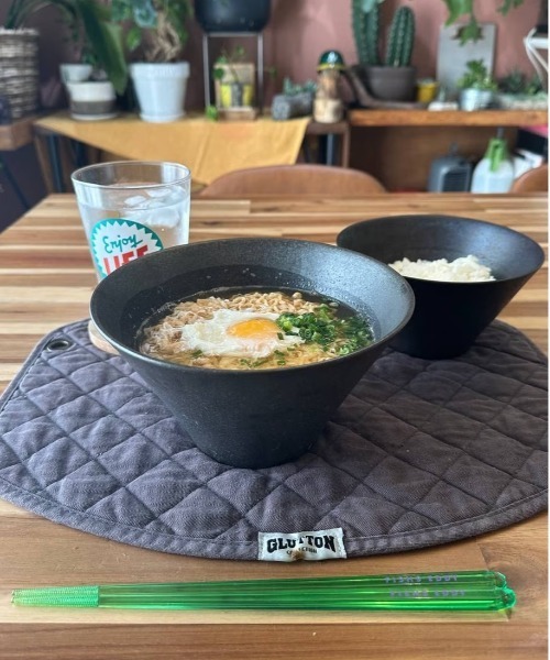LAKOLE（ラコレ）の「美濃焼きSLIMボウル(L) / 947160（食器・レディース・ブラック/ホワイト・FREE）」の16枚目の写真