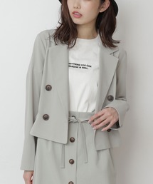 FREE'S MART | 【Sシリーズ対応】◆麻調合繊短丈ジャケット(テーラードジャケット)