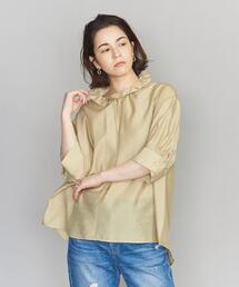 BEAUTY&YOUTH UNITED ARROWS | BY シアーフリルネック6分袖ブラウス(シャツ/ブラウス)