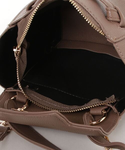 MAISON BREEZE（メゾンブリーズ）の「【MAISON BREEZE】小シボ mini bag ミニ手提げバッグ（ショルダーバッグ・レディース・ブラック/グレー/イエロー・FREE）」の6枚目の写真