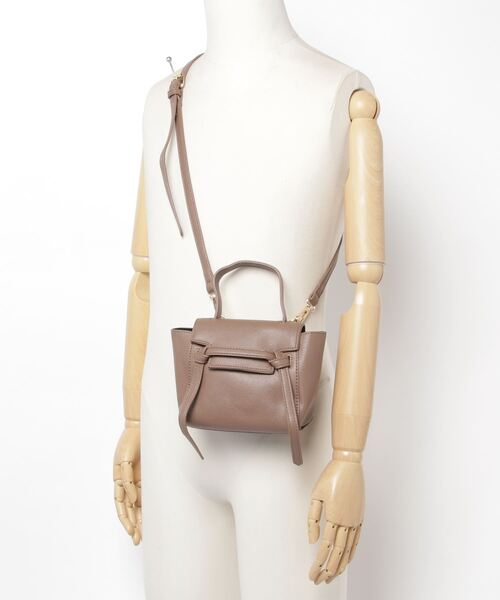 MAISON BREEZE（メゾンブリーズ）の「【MAISON BREEZE】小シボ mini bag ミニ手提げバッグ（ショルダーバッグ・レディース・ブラック/グレー/イエロー・FREE）」の7枚目の写真