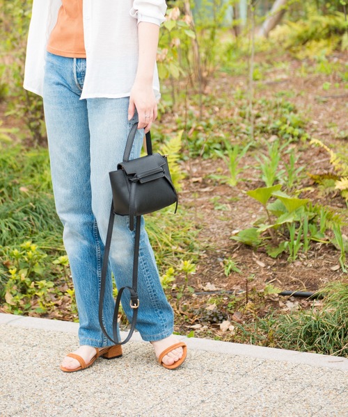 MAISON BREEZE（メゾンブリーズ）の「【MAISON BREEZE】小シボ mini bag ミニ手提げバッグ（ショルダーバッグ・レディース・ブラック/グレー/イエロー・FREE）」の8枚目の写真