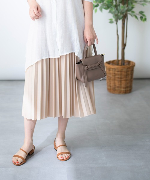 MAISON BREEZE（メゾンブリーズ）の「【MAISON BREEZE】小シボ mini bag ミニ手提げバッグ（ショルダーバッグ・レディース・ブラック/グレー/イエロー・FREE）」の12枚目の写真