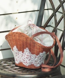 axes femme | レースラタンバッグ(かごバッグ)