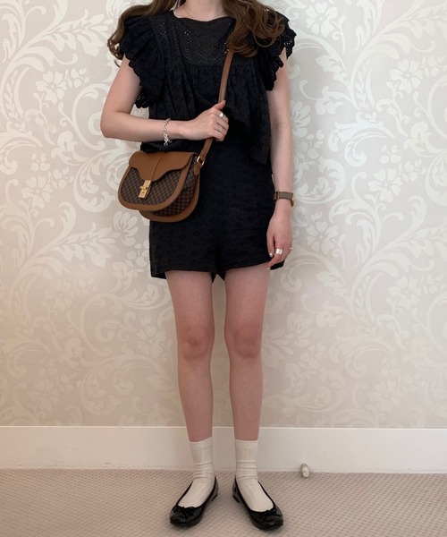 Heather(ヘザー)の「あいねねカットワークショートパンツ【SETUP対応】954953(その他パンツ・レディース・ホワイト/ブラック/グリーン・FREE)」の14枚目の写真