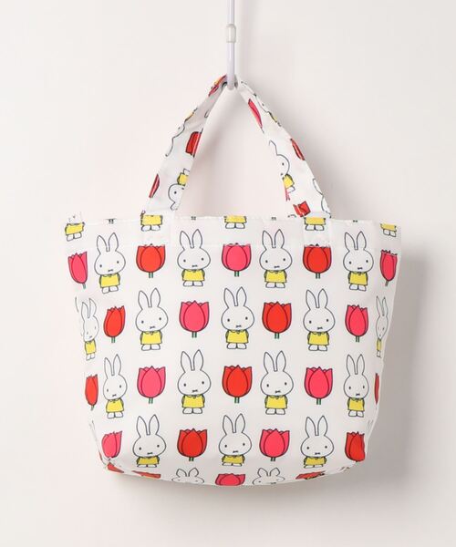 Miffy（ ミッフィー）の「【 miffy 】 転写ランチエコバッグ チューリップ（エコバッグ/サブバッグ・レディース・ホワイト・FREE）」の6枚目の写真
