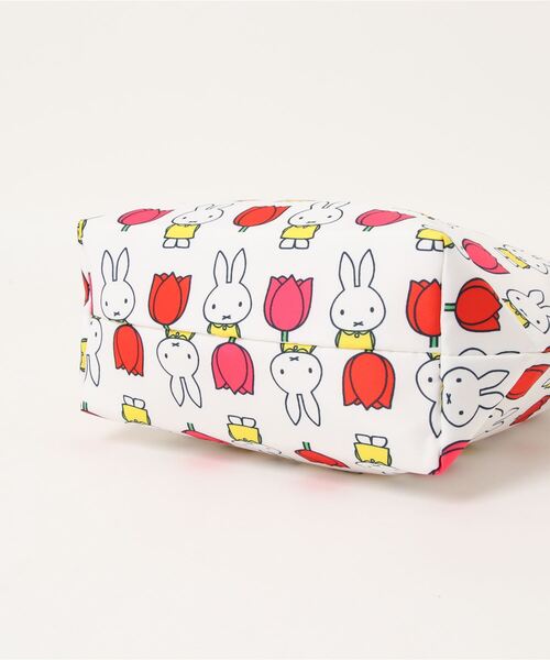 Miffy（ ミッフィー）の「【 miffy 】 転写ランチエコバッグ チューリップ（エコバッグ/サブバッグ・レディース・ホワイト・FREE）」の4枚目の写真