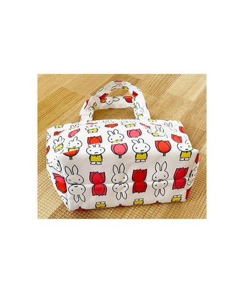 Miffy（ ミッフィー）の「【 miffy 】 転写ランチエコバッグ チューリップ（エコバッグ/サブバッグ・レディース・ホワイト・FREE）」の5枚目の写真
