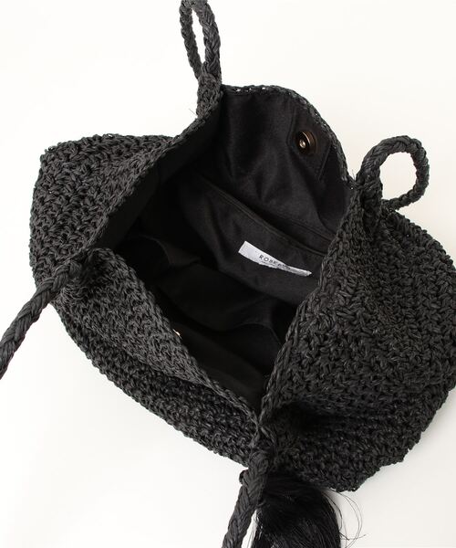 ROSE BUD(ローズバッド)の「かごバッグ(かごバッグ・レディース・ブラック/ベージュ/グレー・FREE)」の5枚目の写真