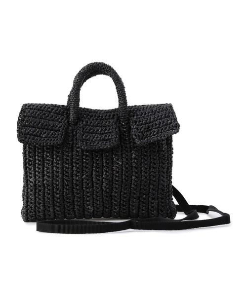 美品　MAISON N.H PARIS　ラフィア　ショルダーバッグ MAISON N.H PARIS＞ラフィア ミニバッグ