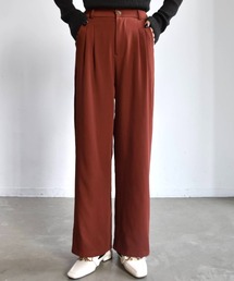 NEUNA | セミワイドカラースラックスパンツ(スラックス)