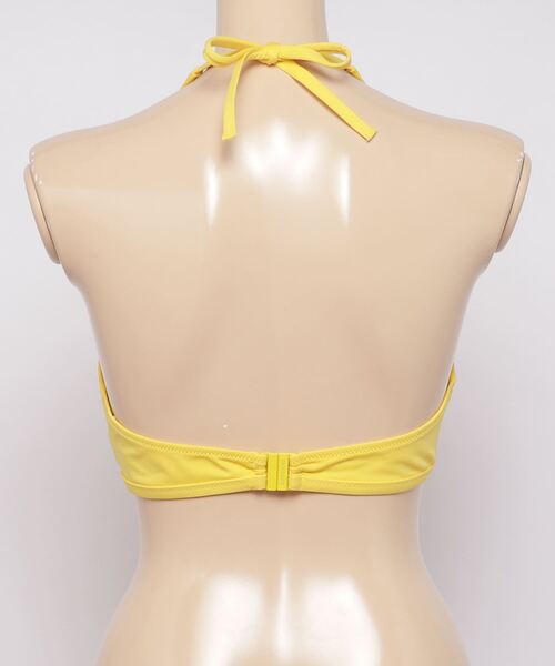 CALVIN KLEIN SWIMWEAR(カルバンクラインスイムウェア)の「CK ONE ホルターネック トライアングル 水着(水着・レディース・イエロー・S/M/XS)」の3枚目の写真