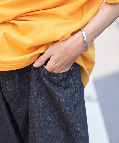 MAISON CLUB(メゾンクラブ)の「【MAISON CLUB】ワイドウォッシュデニムパンツ KNF(デニムパンツ・メンズ・ホワイト/サックスブルー/ブラック・2/1)」の5枚目の写真