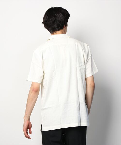 yield（イールド）の「【yield select apparel】麻レーヨン オープンカラーSSシャツ 104（シャツ/ブラウス・メンズ・ホワイト/ブラック/ネイビー/グレー/オリーブ/サックスブルー/ラベンダー/ワインレッド/ブルー・M/L/XL）」の11枚目の写真