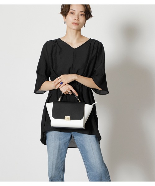 AZUL by moussy（アズールバイマウジー）の「PYTHON COMBINATION BAG（ショルダーバッグ・レディース・ブラック/ベージュ/ホワイト系その他・FREE）」の10枚目の写真