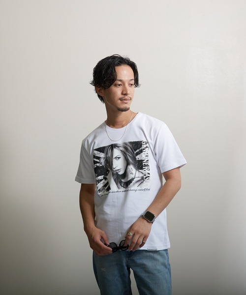 VIBGYOR（ヴィブジョー）の「【VIBGYOR BY AS】ガールズフォトプリントTEE(FL)（Tシャツ/カットソー・メンズ・ホワイト/ブラック・X-LARGE/LARGE/MEDIUM）」の3枚目の写真