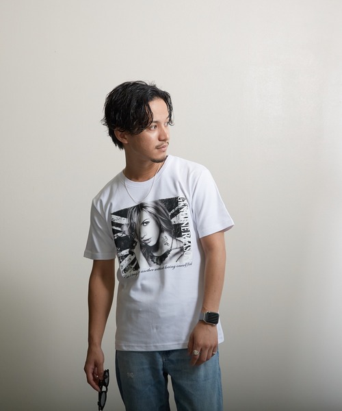 VIBGYOR（ヴィブジョー）の「【VIBGYOR BY AS】ガールズフォトプリントTEE(FL)（Tシャツ/カットソー・メンズ・ホワイト/ブラック・X-LARGE/LARGE/MEDIUM）」の4枚目の写真