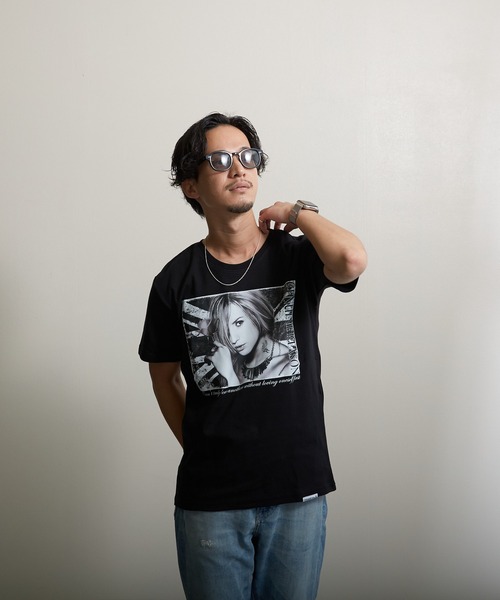 VIBGYOR（ヴィブジョー）の「【VIBGYOR BY AS】ガールズフォトプリントTEE(FL)（Tシャツ/カットソー・メンズ・ホワイト/ブラック・X-LARGE/LARGE/MEDIUM）」の7枚目の写真