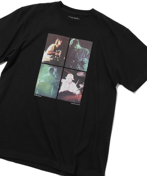 MEN'S BIGI（メンズビギ）の「[KENJI KUBO × MENS BIGI] <The Stone Roses/ザ・ストーン・ローゼズ>フォトT＃03（Tシャツ/カットソー・メンズ・ブラック/ホワイト・02/01/03）」の2枚目の写真
