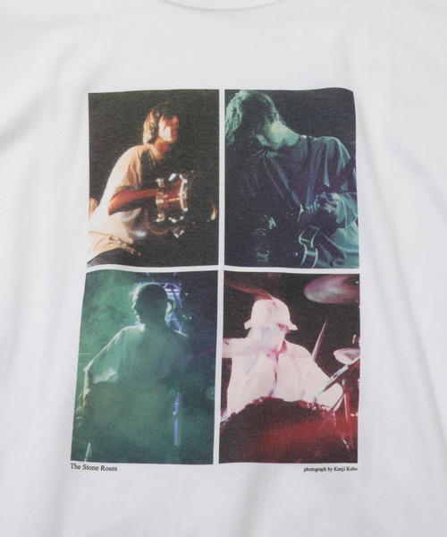 MEN'S BIGI（メンズビギ）の「[KENJI KUBO × MENS BIGI] <The Stone Roses/ザ・ストーン・ローゼズ>フォトT＃03（Tシャツ/カットソー・メンズ・ブラック/ホワイト・02/01/03）」の6枚目の写真