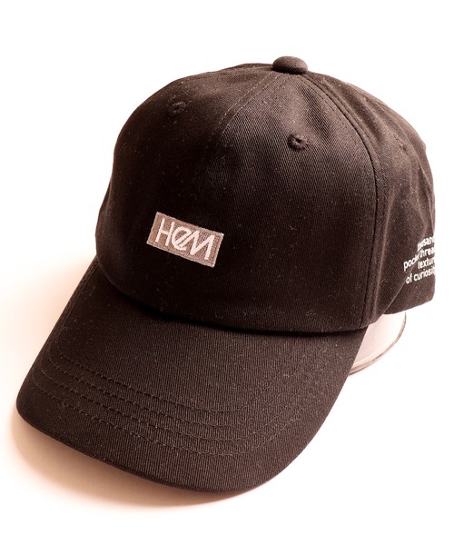 HeM（ヘム）の「HeM ボックスロゴキャップ（キャップ・メンズ・ブラック/ベージュ/ベージュ系その他/ブラック系その他・FREE）」の5枚目の写真
