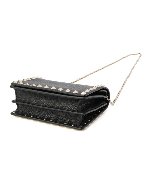 VALENTINO（ヴァレンティノ）の「VALENTINO / ロックスタッズチェーンショルダーバッグ（ショルダーバッグ・レディース・ブラック・FREE）」の7枚目の写真