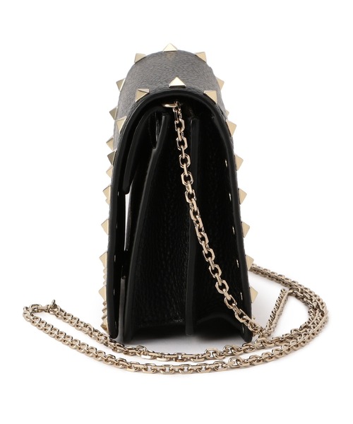 VALENTINO（ヴァレンティノ）の「VALENTINO / ロックスタッズチェーンショルダーバッグ（ショルダーバッグ・レディース・ブラック・FREE）」の9枚目の写真